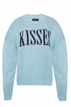 Braided sweater with lettering, zdjęcie 1 Braided sweater with lettering od Amiri